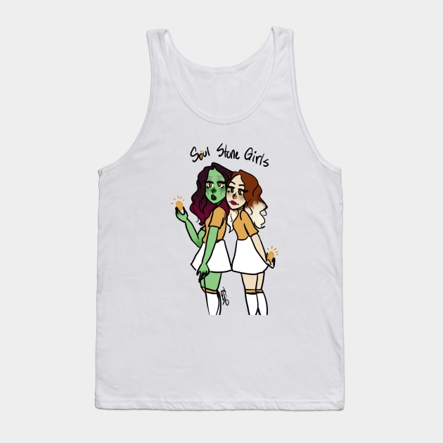 Soul Stone Girls Tank Top by MershadiesArt